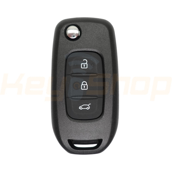 Flip Remote Key Shell / Renault Kadjar / 3 Buttons / Blade