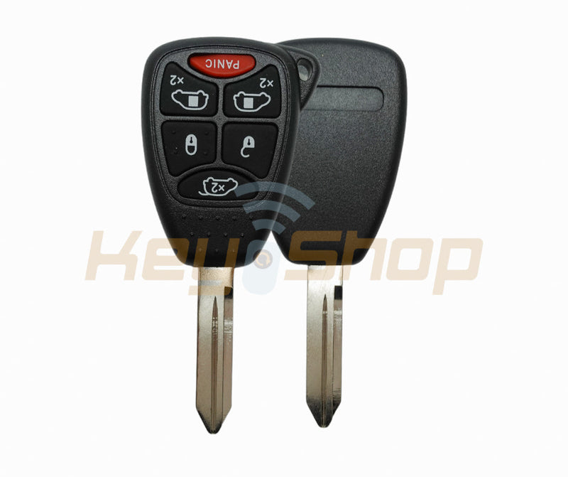 Chrysler / Jeep Remote Head Key | ID46 | 6-Buttons | Y159 | 434MHz (Aftermarket)