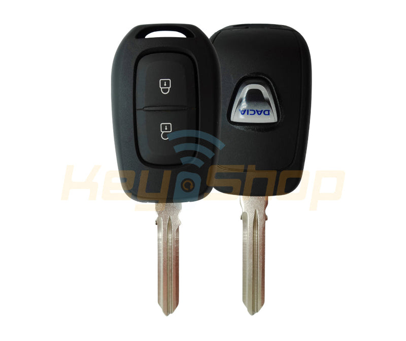 2015+ Dacia Remote Head Key | ID4A | 2-Buttons | HU136 | 433MHz (Aftermarket)