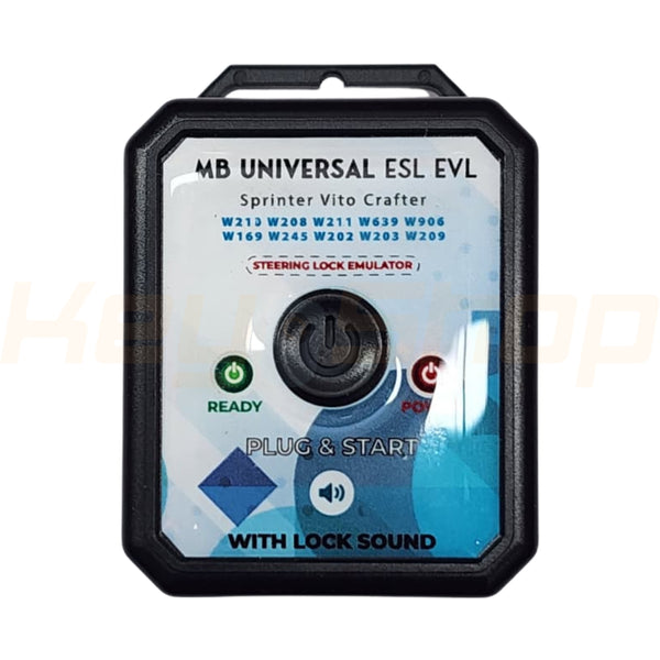 Mercedes Benz Universal Steering Lock ESL ELV Emulator: Over 45 MB models + VW Sprinter  (Plug&Play w/Lock Sound)