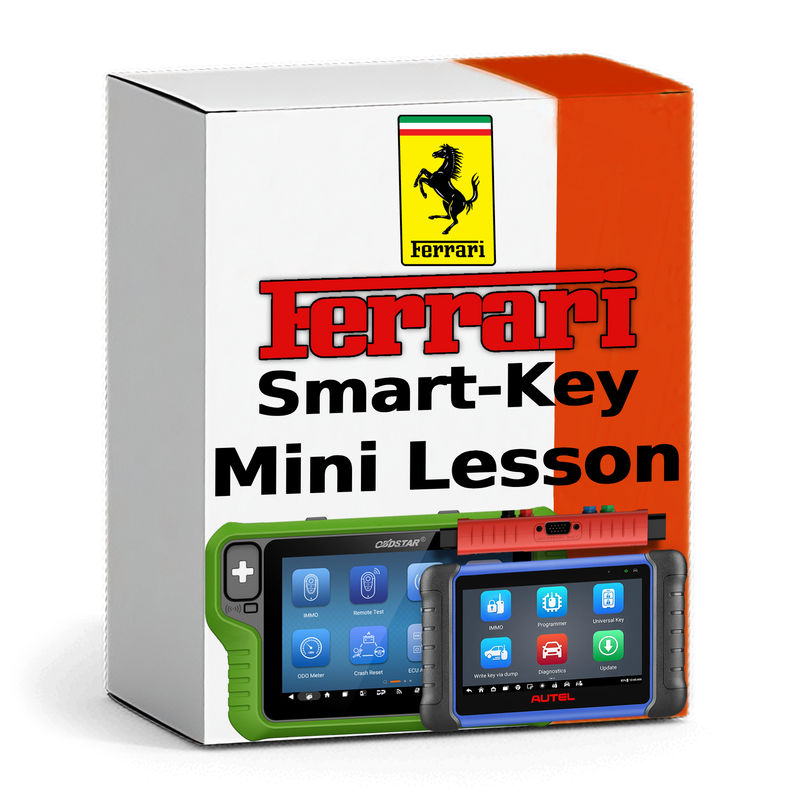 Recorded On-Demand Training - Ferrari Smart-Key Mini Lesson - Learn 2014+ Fob Programming