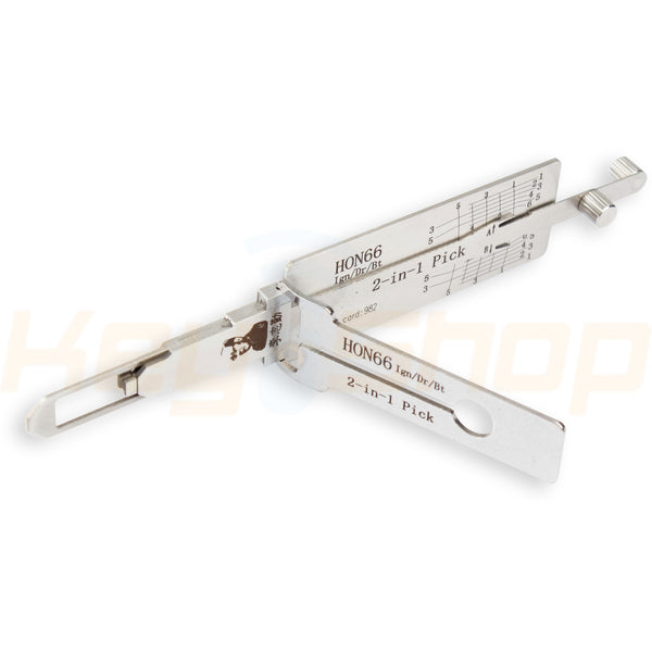 Original Lishi- HON66+ IGN/DR/BT 2-in-1 pick