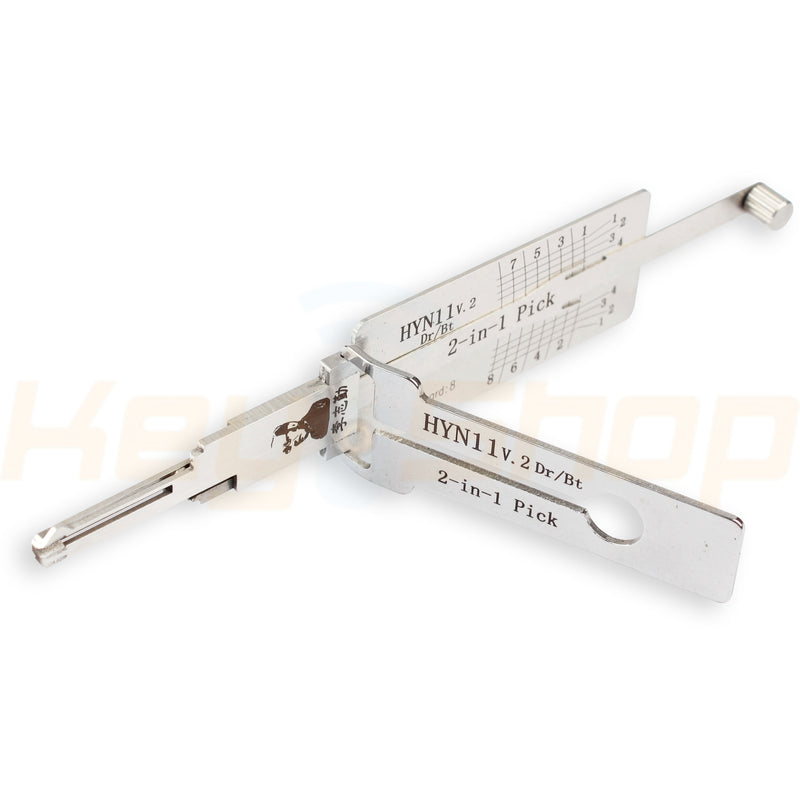 Original Lishi- HYN11 (HYN6) v.2 Dr/Bt 2 in 1 Pick