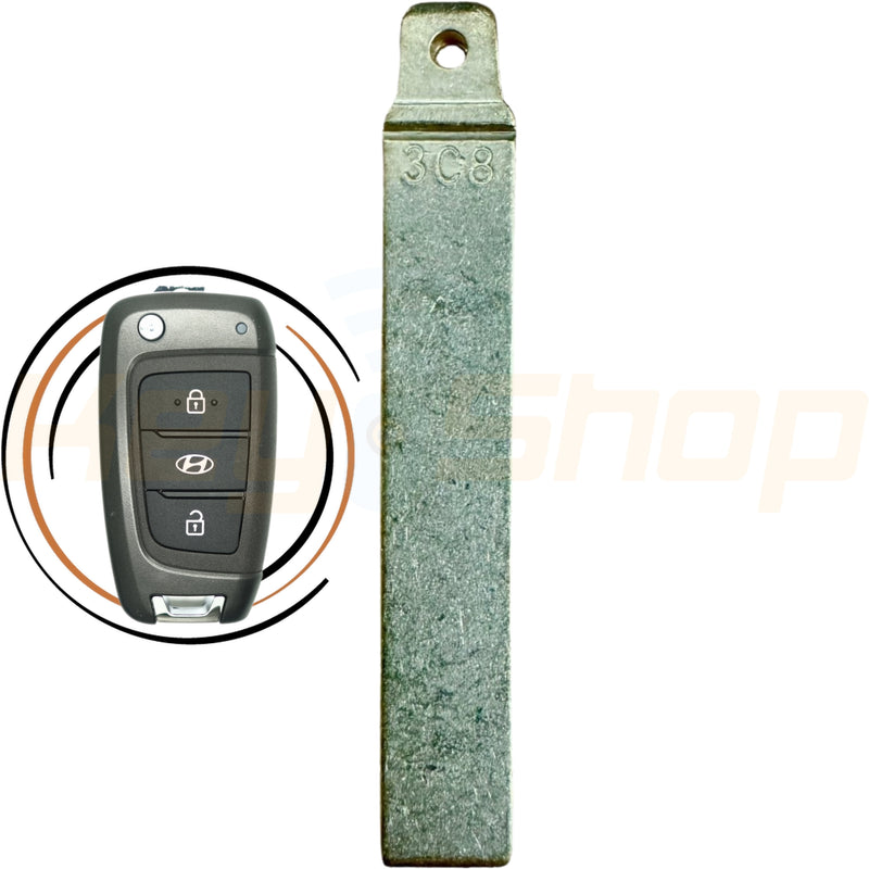 2018-2022 Hyundai Venue / Kona / Santa Fe | Flip Key Blade | KK12 | PN: 81996-S1000 (OEM)