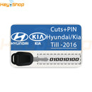 Code Service - Hyundai / Kia 1998-2016 Key Cutting Code + Programming PIN by VIN (During Hours)
