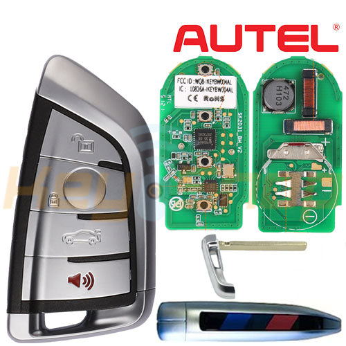 Autel BMW-Style Universal Smart Key | 4-Buttons | HU100R | IKEY | BW004AL