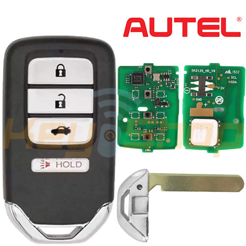 Autel Honda-Style Universal Smart Key | 4-Buttons | HON66 | IKEY | HD004AL