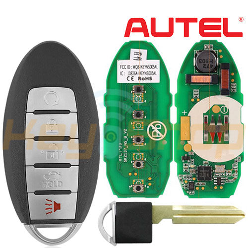 Autel Nissan-Style Universal Smart Key | 5-Buttons | NSN14 | IKEY | NS005AL
