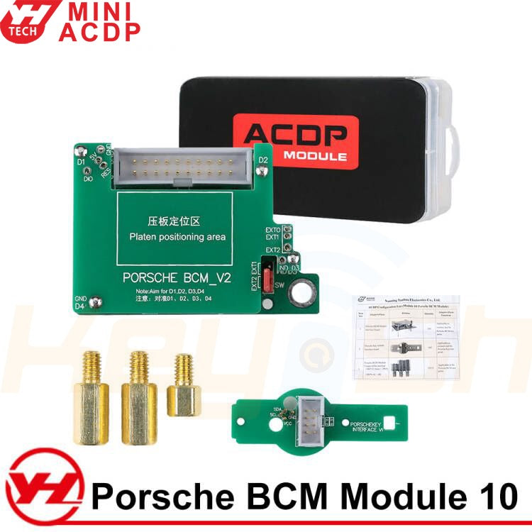 ACDP Module 10 - Porsche 2010-2018 BCM IMMO Key Programming + License A900