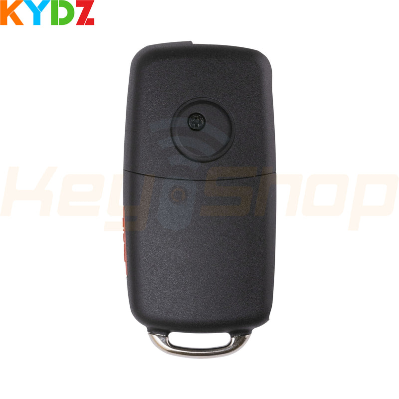 KYDZ Volkswagen-Style Wired Universal Flip Remote Key "W/O Chip" | 3-Buttons | YX-B5