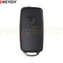 KeyDIY Volkswagen / Skoda / Seat-Style Wireless Universal Flip Remote Key | 3-Buttons | KD | NB08-3
