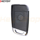 KeyDIY Volkswagen / Skoda / Seat MQB-Style Wired Universal Flip Remote Key | 3-Buttons | KD | B15-3
