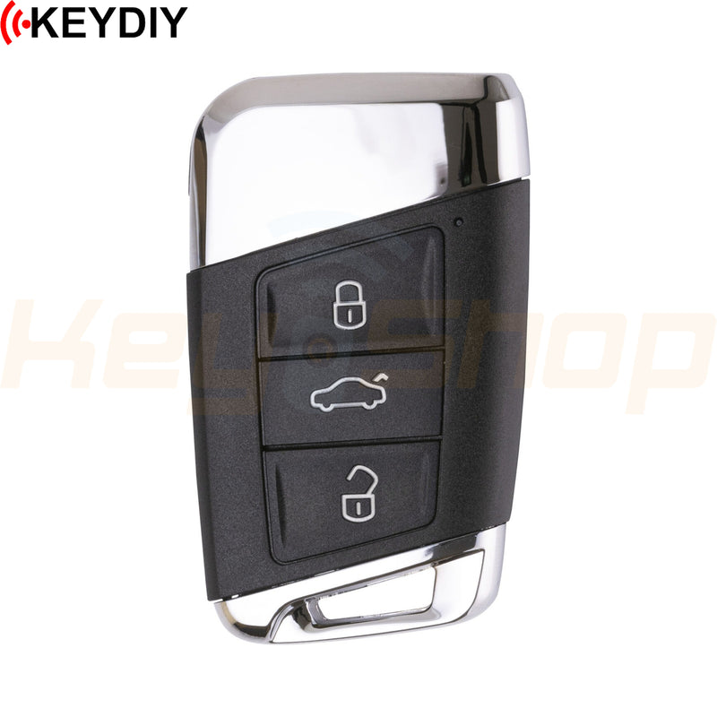 KeyDIY Volkswagen / Skoda / Seat MQB-Style Universal Smart Key | 3-Buttons | HU162T | KD | ZB17-3