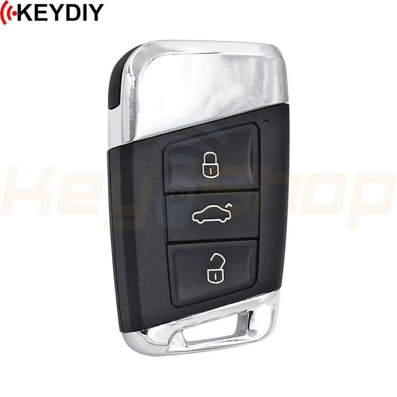 KeyDIY Volkswagen / Skoda / Seat MQB-Style Universal Smart Key | 3-Buttons | HU162T | KD | ZB17-3