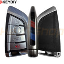 KeyDIY 2010-2024 BMW-Style Universal Smart Key | 4-Buttons | CAS4/FEM/BDC/BDC2/BDC3 | HU100R | KD | ZB-FGB23