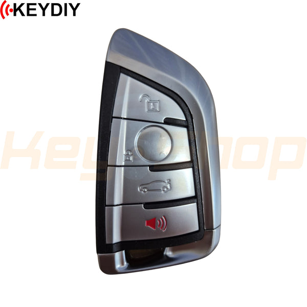 KeyDIY 2010-2024 BMW-Style Universal Smart Key | 4-Buttons | CAS4/FEM/BDC/BDC2/BDC3 | HU100R | KD | ZB-FGB23