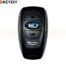 KeyDIY Subaru-Style Universal Smart Key Supports Toyota / Lexus | ID4D | ID8A | 4-Buttons | TOY2 | KD | TIB67-4