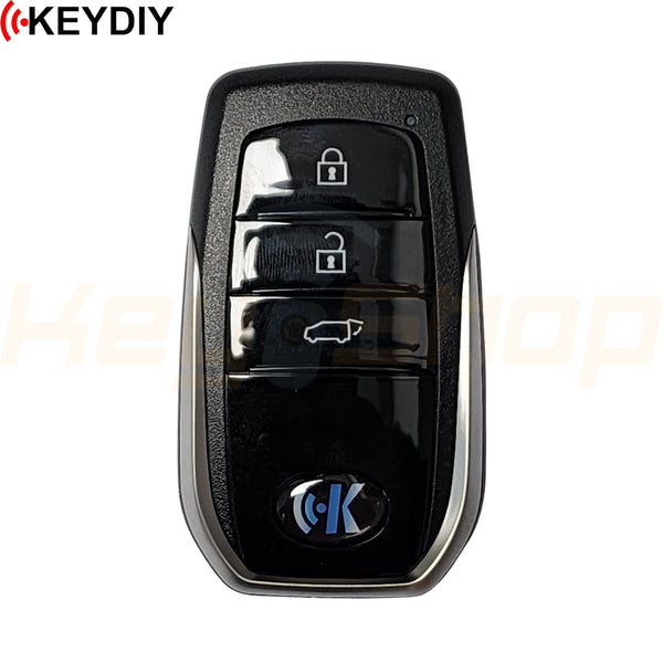 KeyDIY Toyota-Style Universal Smart Key | ID4D | 3-Buttons | TOY2 | KD | TDB01-3 (8A/4A UNSUPPORTED)