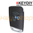 KeyDIY Volkswagen / Skoda / Seat MQB-Style Wired Universal Flip Remote Key | 3-Buttons | KD | B15-3