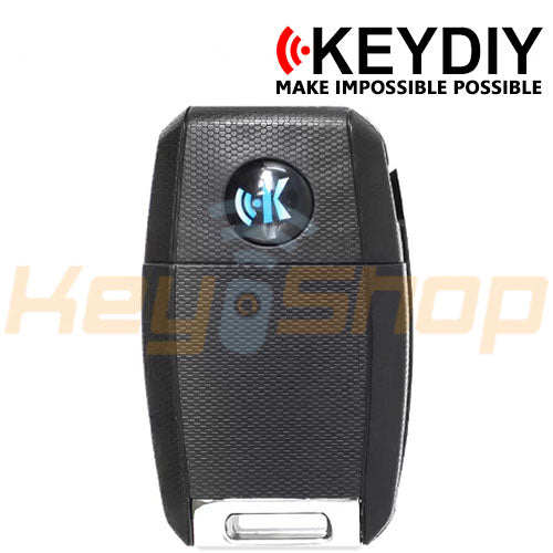 KeyDIY Kia-Style Wired Universal Flip Remote Key | 3-Buttons | KD | B19-3