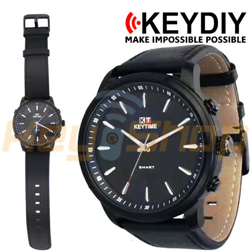 KeyDIY Watch KEYTIME-Style Universal Smart Key | 2-Buttons | KD | BKT-02 (Leather Strap)