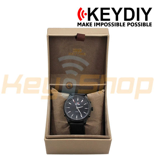 KeyDIY Watch KEYTIME-Style Universal Smart Key | 2-Buttons | KD | BKT-02 (Leather Strap)