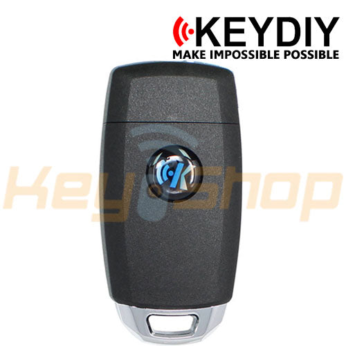 KeyDIY Hyundai-Style Wireless Universal Flip Remote Remote | 3-Buttons | KD | NB28