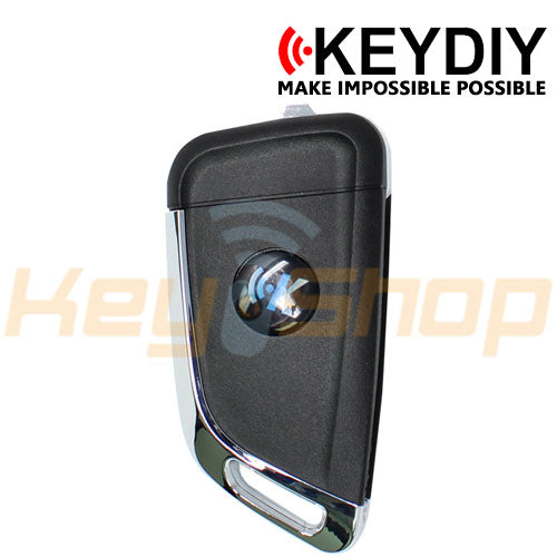 KeyDIY Wireless Universal Flip Remote Key | 3-Buttons | KD | NB29-3 (Silver)