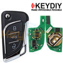 KeyDIY Lexus-Style Wireless Universal Flip Remote Key | 3-Buttons | KD | NB30