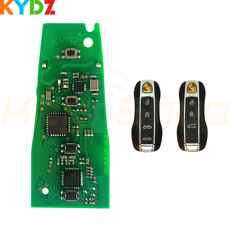 KYDZ 2018+ Porsche-Style Universal Smart Key "PCB Only" | ID49 | 4-Buttons | MLB | HU162T | ZB-P1