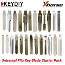 Small Blade Bundle - KEYDIY Xhorse Universal Flip Blades - 123 Keys / 26 Types