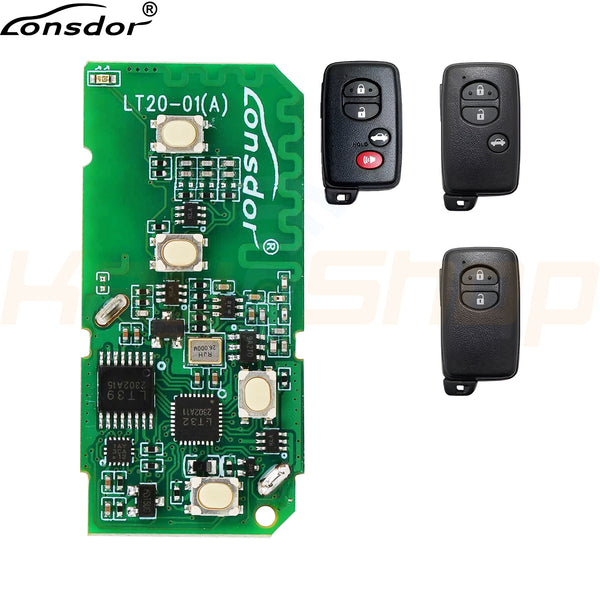 Lonsdor Lexus/Toyota-Style Universal Smart Key Board | 4-Buttons | LT20-01 (8A/4D+AKL)