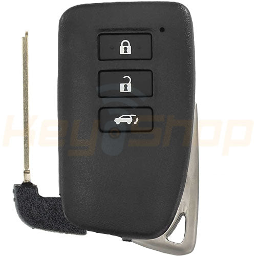 Smart Key Shell / LEXUS FBA / 3 Buttons with Hatch / 0020-Shape Aftermarket (2013-2019)