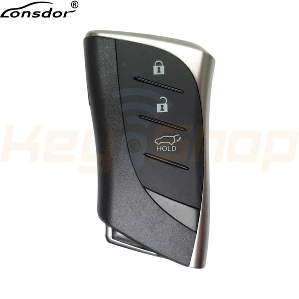 Lonsdor 2020+ Lexus-Style Universal Smart Key "SUV" | ID8A | 3-Buttons | TOY2 | LT20