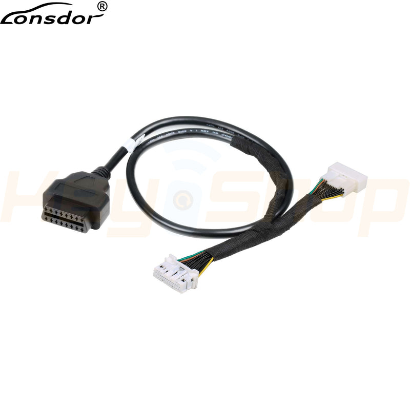 Lonsdor Universal 30Pin Cable for Toyota Smart-Key All Key Lost 8A-BA and 4A Models without PIN Code (FP30)