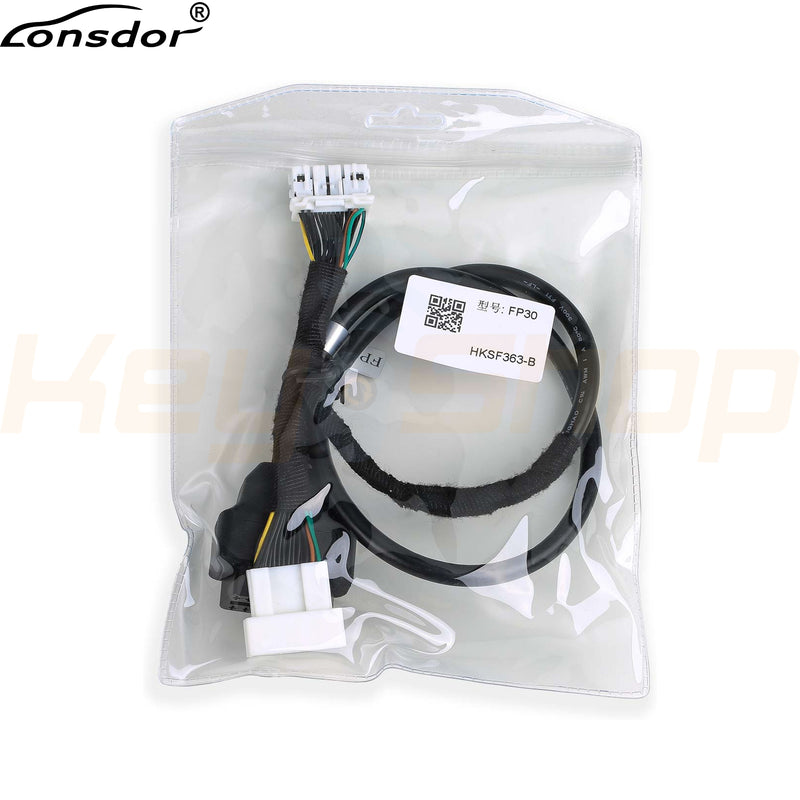 Lonsdor Universal 30Pin Cable for Toyota Smart-Key All Key Lost 8A-BA and 4A Models without PIN Code (FP30)