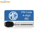 Code Service - MG: Key Programming Password by VIN (Limited Hours)
