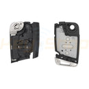 Flip Remote Key Shell / Volkswagen  / 3 Buttons / HU162t / MQB / Inserted OEM Blade