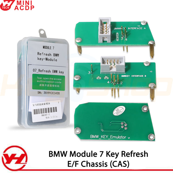 ACDP Module 7 - BMW Key Refresh / Unlock for reuse on Chassis E / F (CAS) + License A521