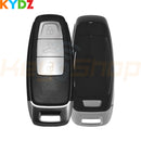 2016+ Audi A8 Smart Key "Silver" | 3-Buttons | MLB | HU162T | 434MHz | ZB-AD3-RS (KYDZ-Aftermarket)