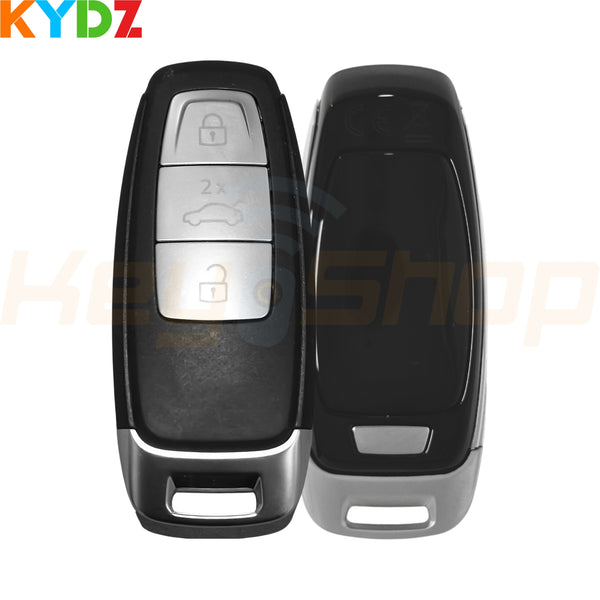 2016+ Audi A8 Smart Key "Silver" | 3-Buttons | MLB | HU162T | 315/434MHz | ZB-AD3-RS (KYDZ-Aftermarket)