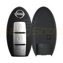 2010-2017 Nissan Leaf Smart Key (ZE0E) | ID46 | 3-Buttons | NSN14 | 433MHz | 285E3-3NL3A - Electric Charging (OEM)