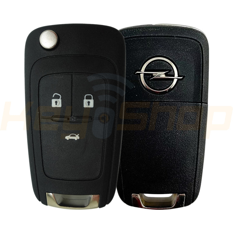 Opel Astra J Flip Remote Key | ID46 | 3-Buttons | HU100 | 433MHz (OEM)