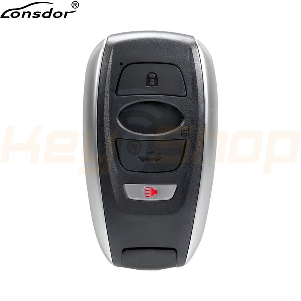 Lonsdor 2015+ Subaru-Style Universal Smart Key | 4-Buttons | TOY2 | LT20-02 (also Toyota)