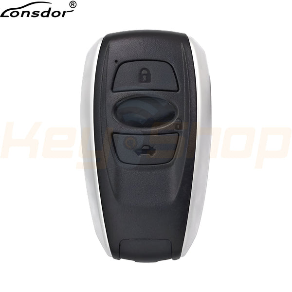 Lonsdor 2015+ Subaru-Style Universal Smart Key | 3-Buttons | TOY2 | LT20-02 (also Toyota)