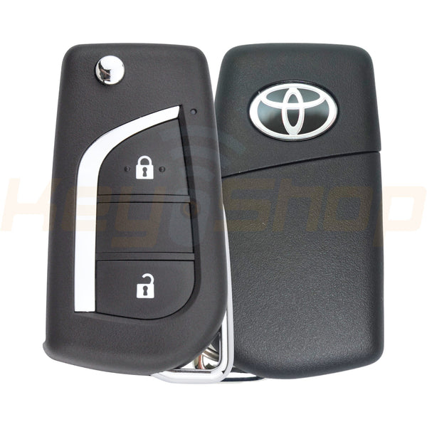 -2016+ Toyota Hilux Flip Remote Key | ID8A | 2-Buttons | TOY51 | 434MHz (OEM)