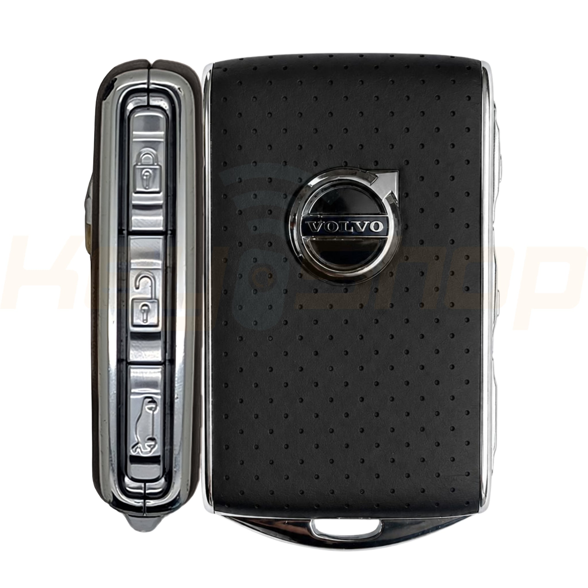 2017+ Volvo ALL MODELS Smart Key Black Leather | ID8A | 4-Buttons | HU