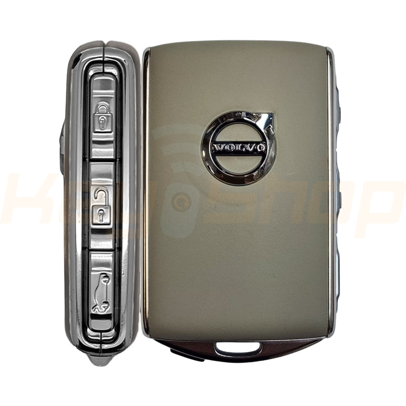 2017+ Volvo XC60 / XC90 / S60 / S90 Smart Key Gray Leather | ID8A | 4-Buttons | HU101 | 434MHz | 31652142 (OEM)