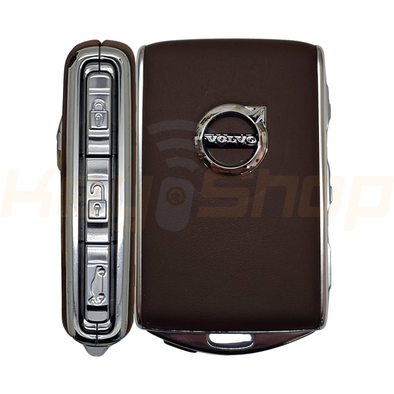 2017+ Volvo XC60 / XC90 / S60 / S90 Smart Key Brown Leather | ID8A | 4-Buttons | HU101 | 434MHz | 31652549 (OEM)