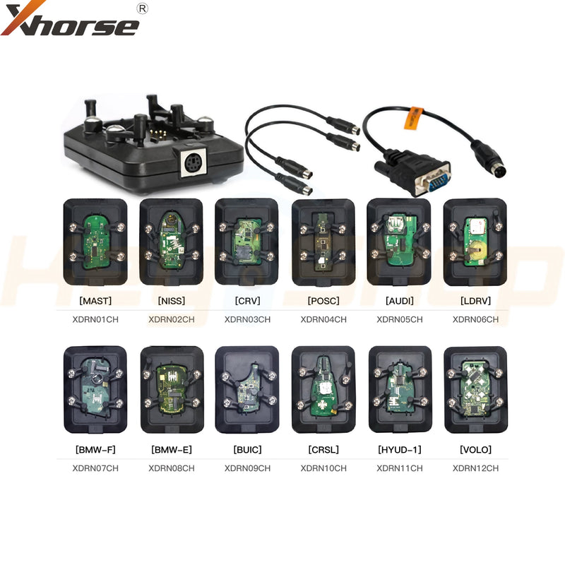 Xhorse VVDI Key Tool Key Renewal Adapters 1-12